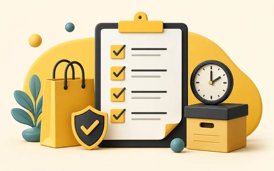Illustrated checklist for buying digital benefits